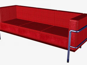 Sofa from interior set 3D Model