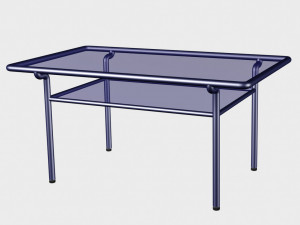 Table from interior set 3D Model