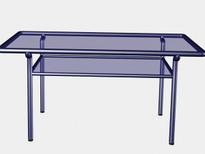 Table from interior set Model 3D