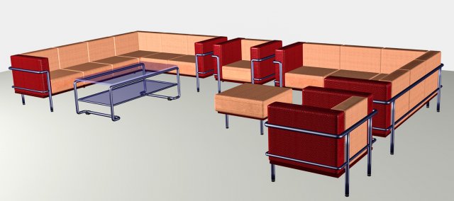 Interior set Modèle 3D .c4d .max .obj .3ds .fbx .stl .blend