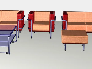 Conjunto interior Modelo 3D