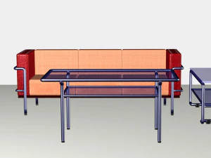 Conjunto interior Modelo 3D