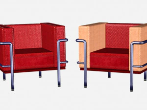 Conjunto interior Modelo 3D