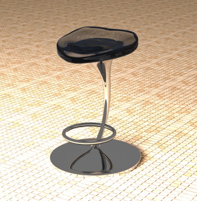 Chair 3D Model .c4d .max .obj .3ds .fbx .stl .blend 