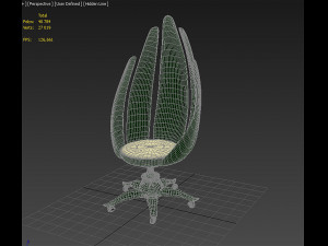 Stylized armchait 3D Modell