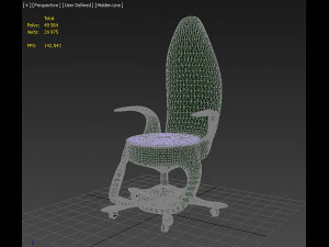 Stylized armchair 3D Model