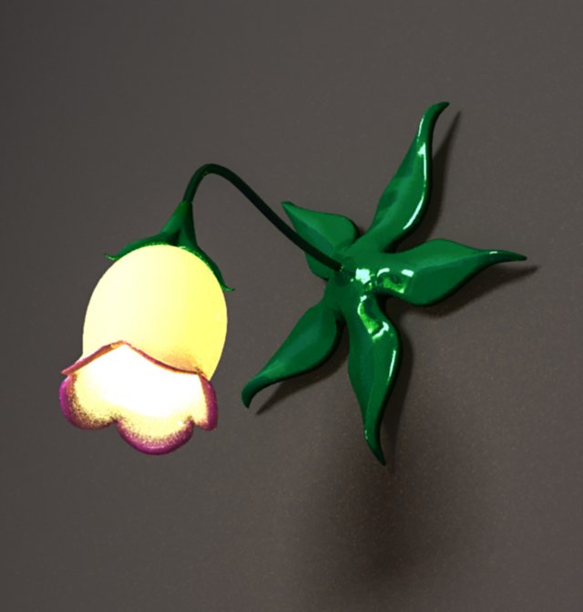 Wall Light 3D Model .c4d .max .obj .3ds .fbx .stl .blend 