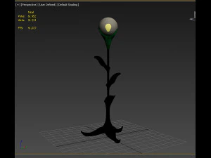 Decorative floor lamp 3D Model