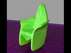 Chair Leaf 3D Модель
