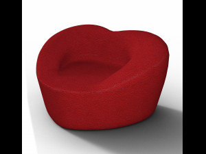 Pouf Heart 3D Model