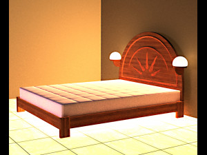 Sun Bed Modèle 3D