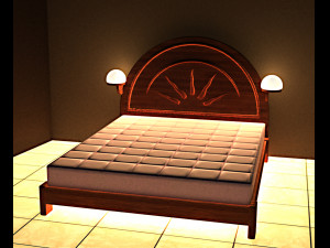 Sun Bed Modèle 3D