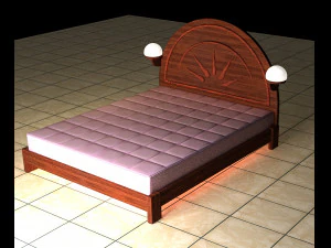 Sun Bed 3D Model