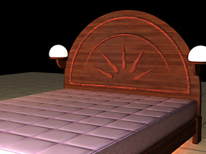 Sun Bed Modèle 3D