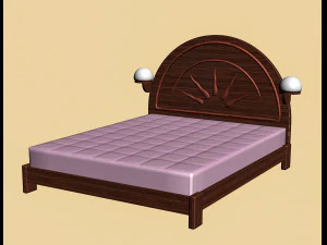 Sun Bed 3D Model