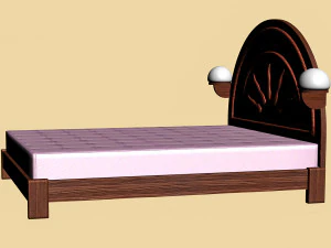 Sun Bed 3D Model