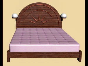 Sun Bed 3D Model