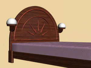 Sun Bed 3D Model