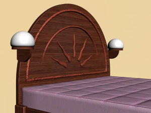Sun Bed 3D Model