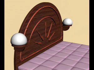 Sun Bed 3D Model
