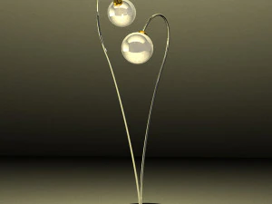 Set of lamps in Art Nouveau style 3D Model