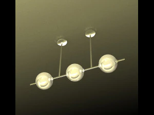 Set of lamps in Art Nouveau style 3D Model