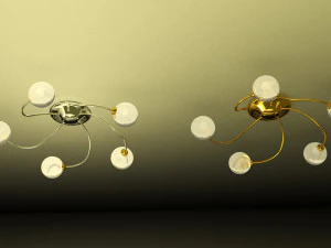 Set of lamps in Art Nouveau style 3D Model