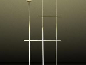 Set of lamps in Art Nouveau style 3D 模型