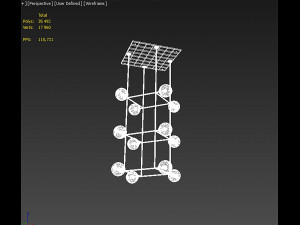 Set of lamps in Art Nouveau style 3D 模型