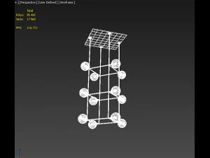 Set of lamps in Art Nouveau style 3D Model