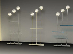 Set of lamps in Art Nouveau style 3D Model