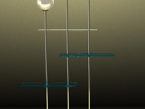 Set of lamps in Art Nouveau style 3D 模型