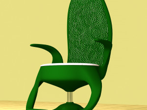 Stylized Chair Set 3D Model