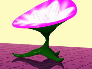 Stylized Chair Set 3D Model