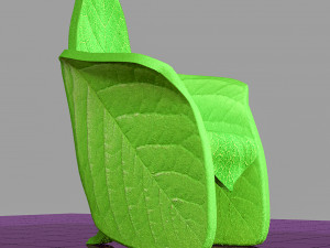 Stylized Chair Set 3D Model