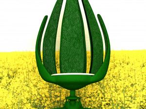 Stylized Chair Set 3D Model