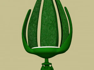 Stylized Chair Set 3D Model