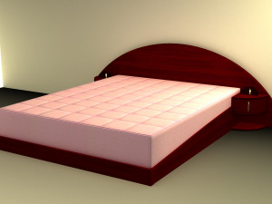 Stylized Bed 3D Model