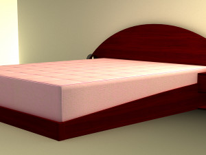 Stylized Bed Model 3D