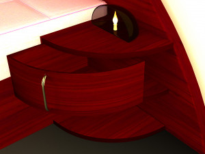 Stylized Bed Model 3D