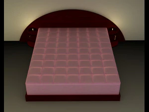 Stylized Bed 3D Model