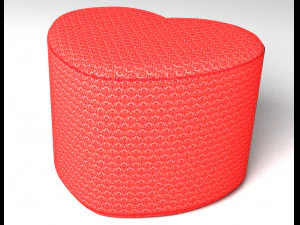 Stylized pouf 3D Model