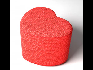 Stylized pouf 3D Model