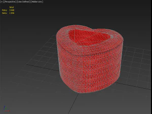 Stylized pouf 3D Model