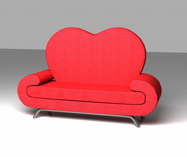 Stylized sofa Modelo 3D .c4d .max .obj .3ds .fbx .stl .blend 