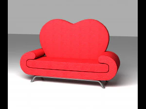 Stylized sofa 3D Model