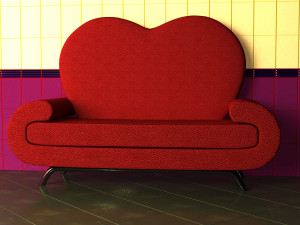 Stylized sofa Modelo 3D