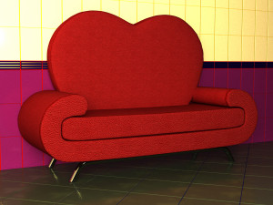Stylized sofa Modelo 3D