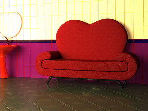 Stylized sofa Modelo 3D