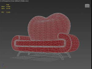 Stylized sofa Modelo 3D